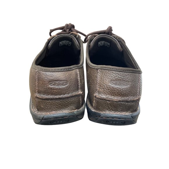Keen Cush Mens Brown leather casual walk shoes sneakers sz 15 SKU 9605 - Picture 11 of 16
